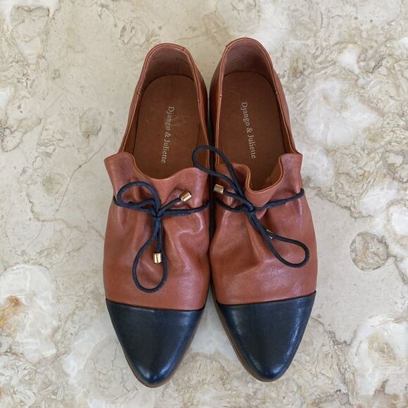 Django & Juliette Kotty Slip On Leather Shoes - Picture 11 of 15